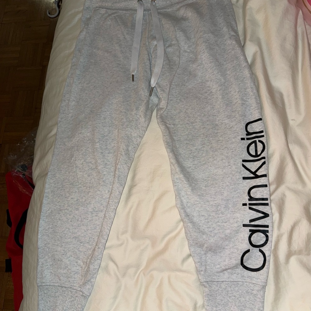 Calvin Klein Men's Light Gray Joggers